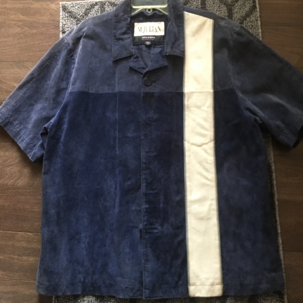 Suede Button up